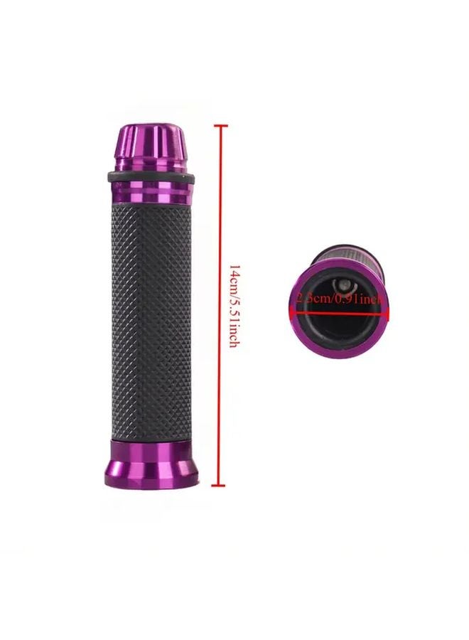 Titanium Motorcycle Handlebar Set Ergonomic Durable Alloy Rubber Grips For Bikes - Image 2